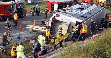 Relacje pasażerów autokaru, który uległ wypadkowi we Francji