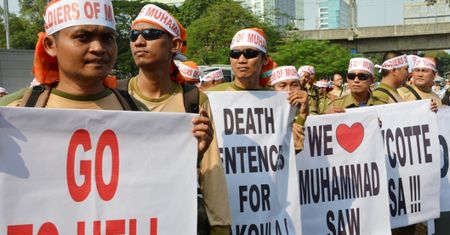 Nieliczne antyamerykańskie protesty w Malezji, Indonezji i Tajlandii