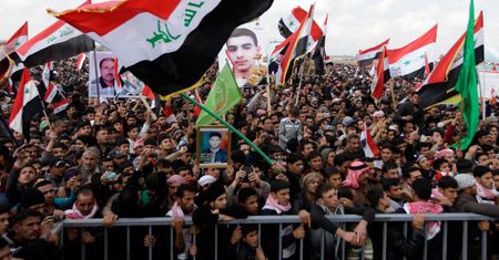Irak: dziesiątki tysięcy sunnitów demonstrowały przeciwko rządowi
