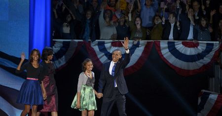 Wybory w USA: na wyborczym poranku w ambasadzie USA Barack Obama "zmiażdżył" Mitta Romneya