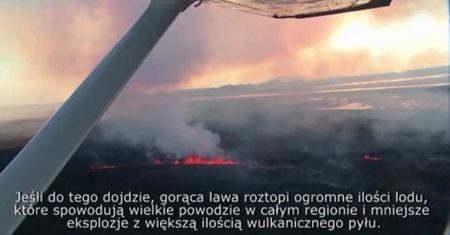 Wybuch wulkanu na Islandii