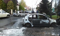 W Gdańsku Morenie podpalono cztery auta