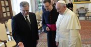 Bronisław Komorowski na prywatnej audiencji u papieża Franciszka
