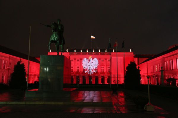 600 tys. zł na oświetlenie Pałacu Prezydenckiego