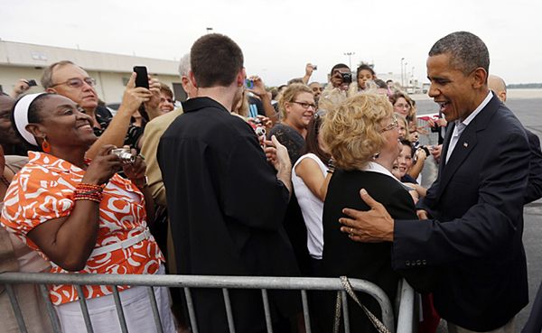 Obama spędził noc u Polki