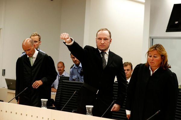 Ulga w Norwegii po wyroku ws. Andersa Breivika