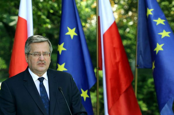 Bronisław Komorowski z satysfakcją o deklaracji ukraińskiego MSZ