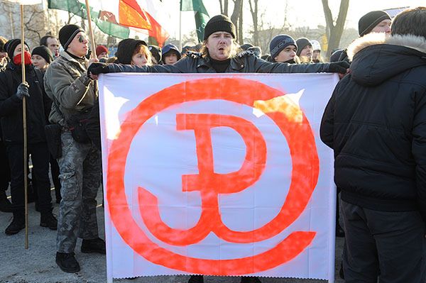 "Nie dla ACTA, rząd się sprzedał!" - protest w Warszawie