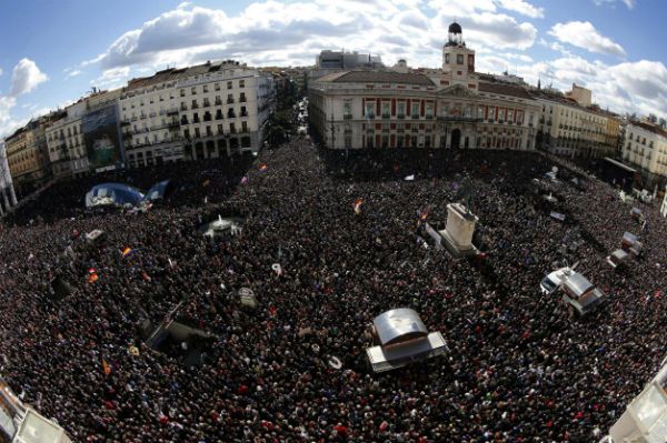 Hiszpania: 100 tysięcy ludzi na marszu poparcia dla Podemos