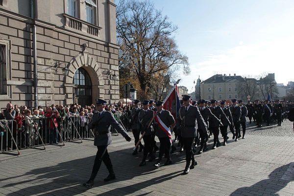 Spalili flagę UE i NATO. Podsumowano krakowskie obchody Święta Niepodległości