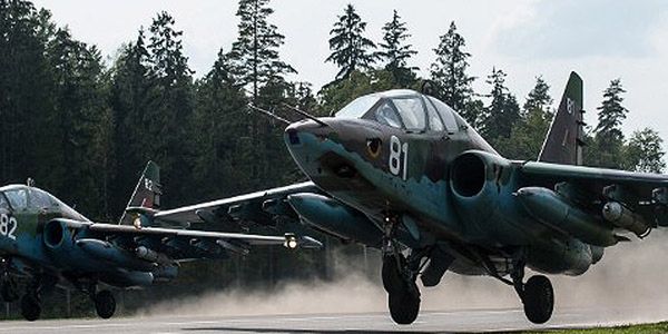 Wojskowy Su-25 rozbił się pod Lidą na Białorusi