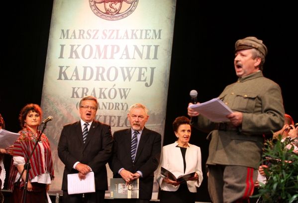 Prezydent Bronisław Komorowski wziął udział w 53. Lekcji Śpiewania