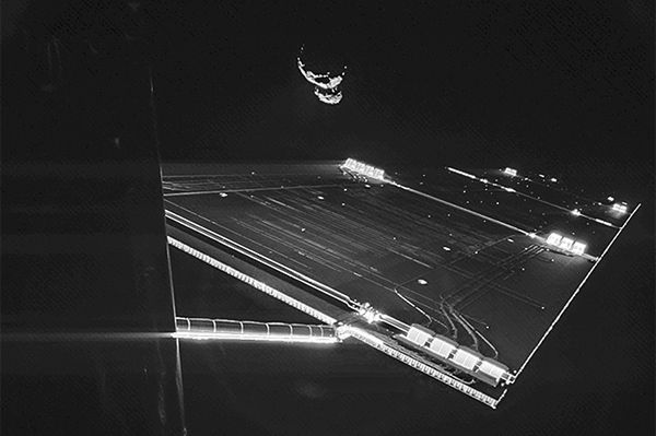 Rosetta zrobiła "selfie". Oto zdjęcie
