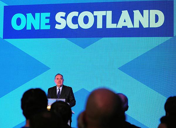 Premier Szkocji Alex Salmond zapowiada swą dymisję