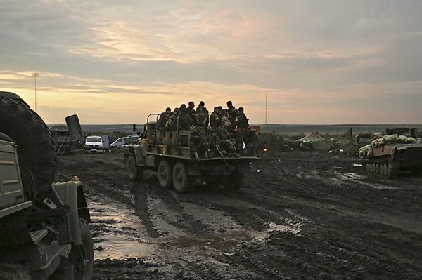Atak sił ukraińskich 30 km od Doniecka
