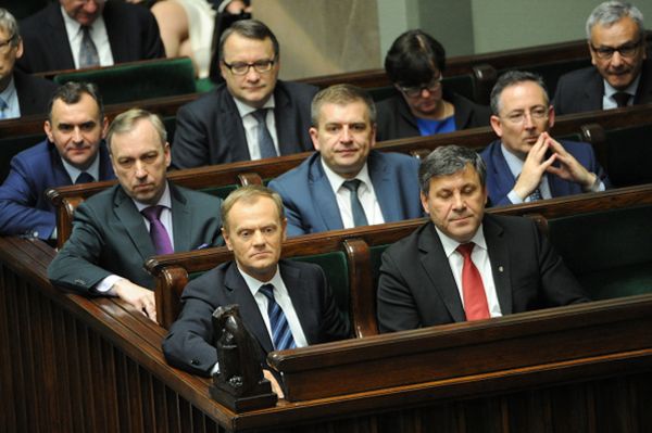Tusk: brak Kaczyńskiego na sali - to kluczowa sprawa