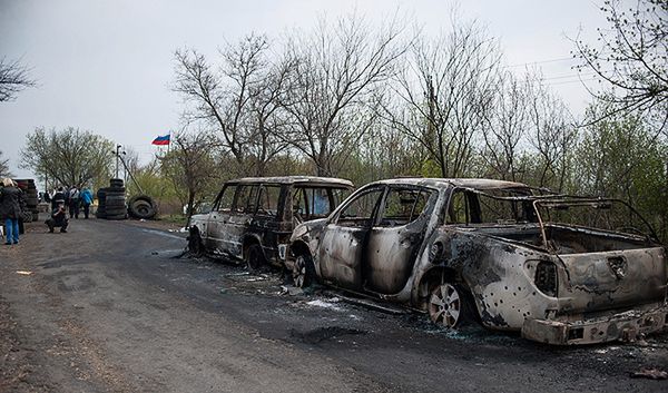 Prawy Sektor: strzelanina w Słowiańsku była prowokacją Rosjan