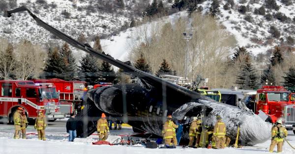 Prywatny odrzutowiec rozbił się w Aspen