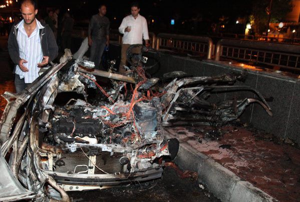 Samochody-pułapki eksplodowały w centrum Damaszku