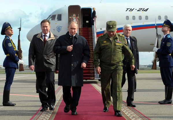 Władimir Putin i Aleksander Łukaszenka wspólnie obserwowali ćwiczenia Zapad-2013