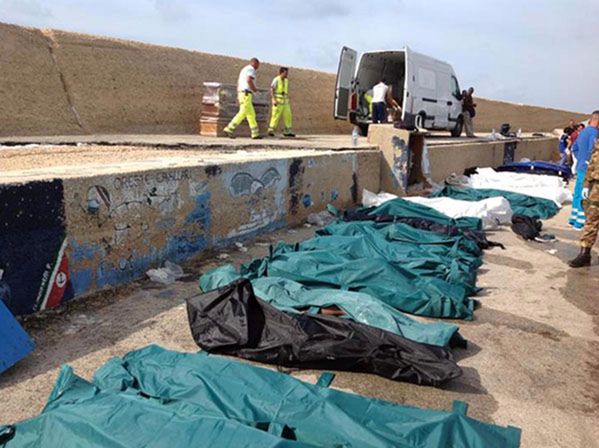 Włochy: co najmniej 130 imigrantów zginęło u brzegów Lampedusy