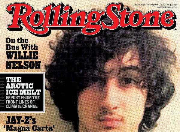 Dżochar Carnajew na okładce magazynu Rolling Stone