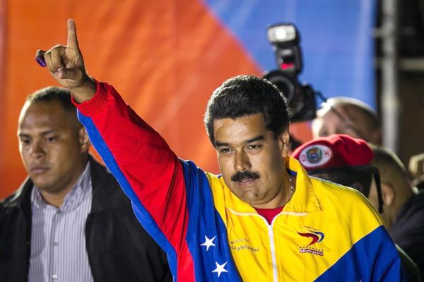 Nicolas Maduro ogłosił swe zwycięstwo w wyborach w Wenezueli