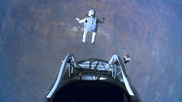 Felix Baumgartner chciał skoczyć z Pałacu Kultury i Nauki