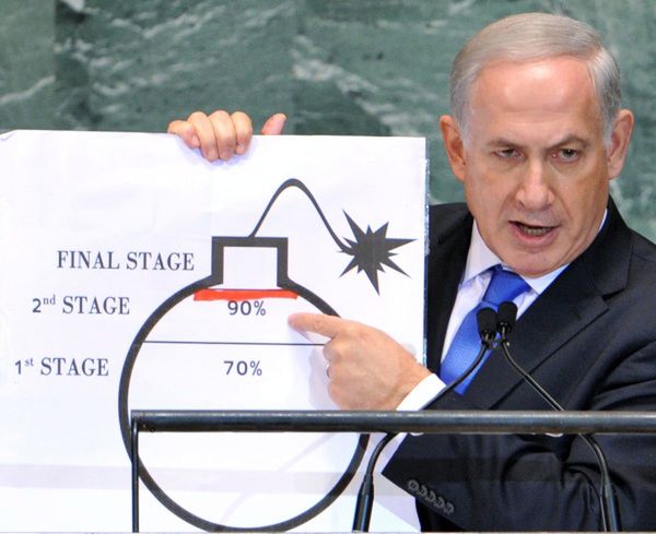 Izrael domaga się "czerwonej linii" dla Iranu i grozi nalotami