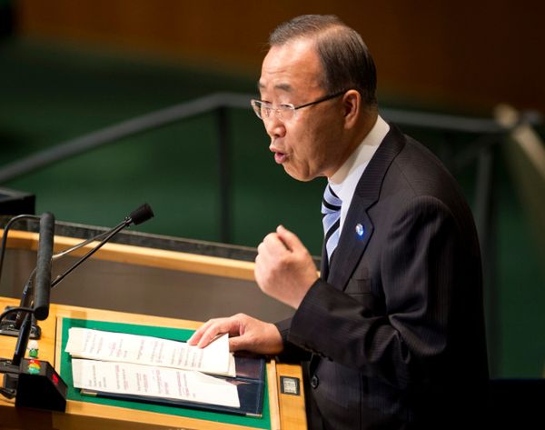 Ban Ki Mun za zniszczeniem w Syrii broni chemicznej pod kontrolą ONZ