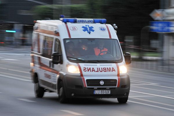 Wypadek wiatrakowca w Darłówku. Ranny 60-letni Niemiec