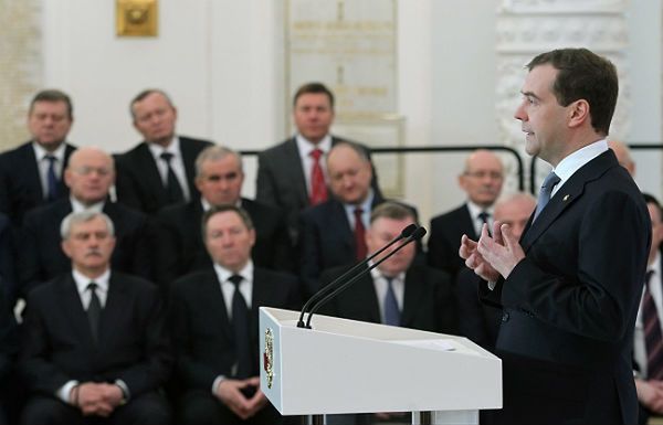 Dmitrij Miedwiediew podsumował swoją prezydenturę