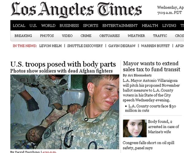Kolejny skandal z udziałem żołnierzy USA - gorszące zdjęcia z Afganistanu