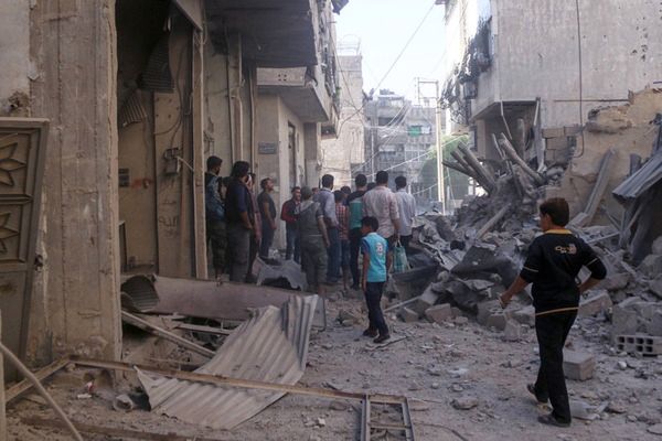 Syryjscy rebelianci opuścili przedmieście Damaszku