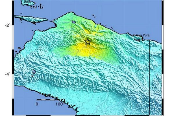Silne trzęsienie ziemi w prowincji Papua w Indonezji