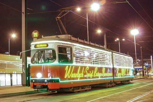 Mikołajowy tramwaj wyjedzie 6 grudnia w podróż po Krakowie