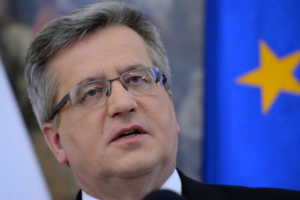 Bronisław Komorowski: Polska podtrzymuje swoje zdecydowane poparcie dla Ukrainy