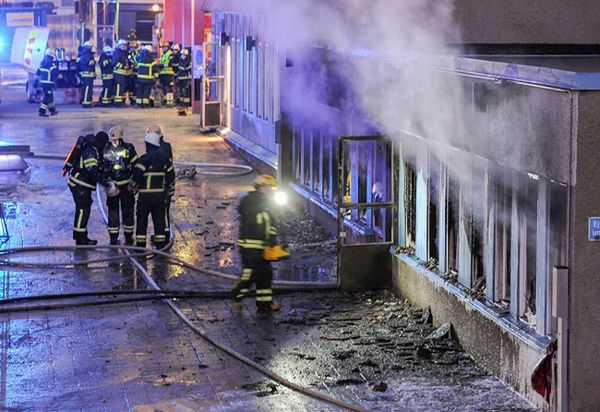 Pięć osób poszkodowanych w wyniku podpalenia meczetu