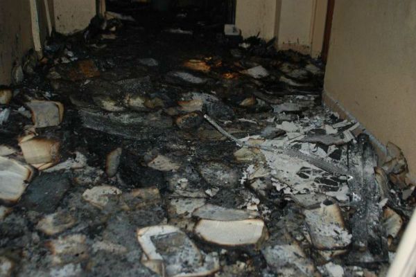 Wolsztyn: rodzinna awantura zakończyła się podpaleniem bloku
