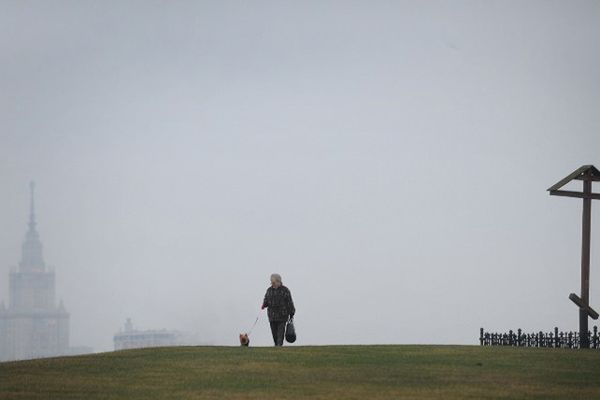Silny smog nad Mińskiem