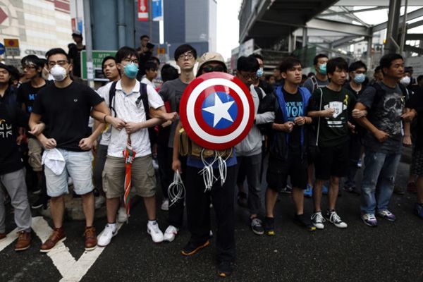 Po incydentach w Hongkongu policja zatrzymała 20 osób