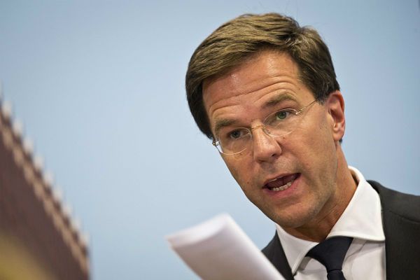 Premier Holandii Mark Rutte grozi Rosji dalszymi sankcjami
