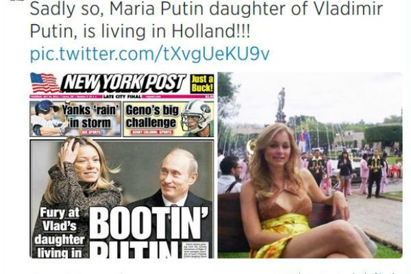 Świat się pomylił? Kobieta na zdjęciu to nie córka Putina