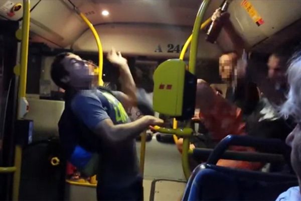 Polsko-ukraińska bójka w autobusie. Wszystko się nagrało!