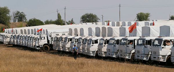Służba Graniczna Ukrainy nie ma informacji, gdzie jest rosyjski konwój