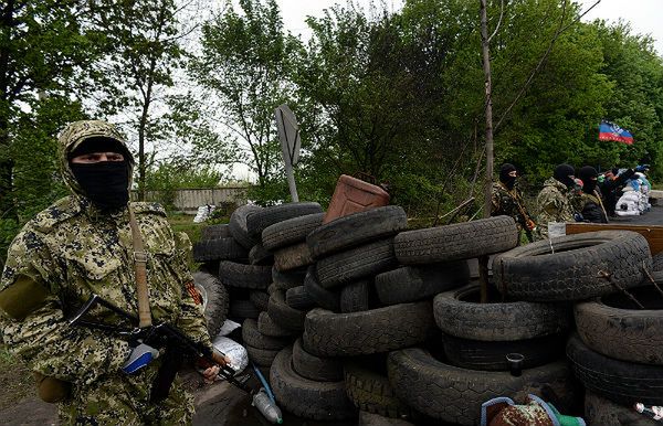 Siły rządowe odparły atak na punkt kontrolny w Słowiańsku