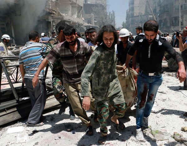 27 zabitych wskutek użycia bomb beczkowych w Syrii