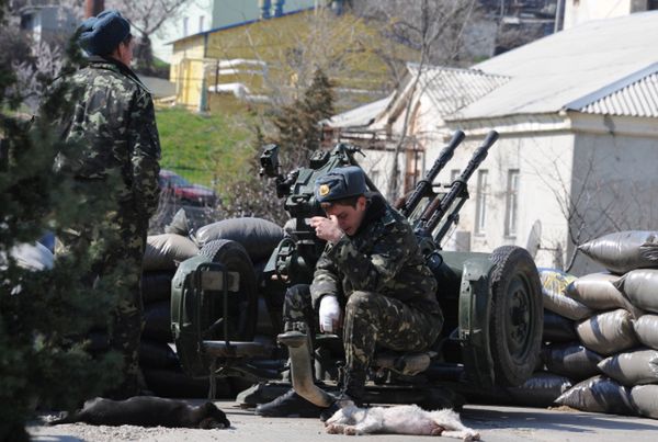 Kolejna baza ukraińskiej armii na Krymie przejęta przez Rosjan
