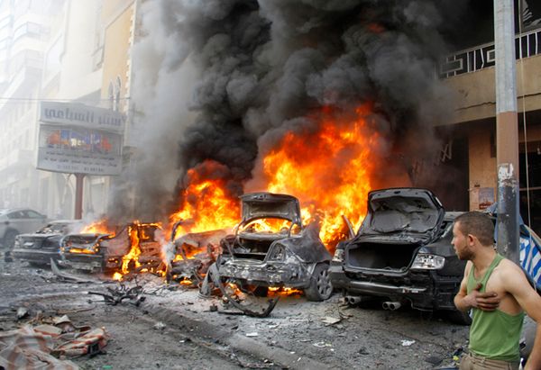 Cztery osoby zginęły w zamachu bombowym na południu Bejrutu