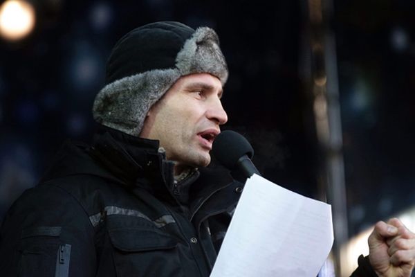 Manifestanci w Kijowie: nie potrzebujemy lidera; Kliczko wygwizdany